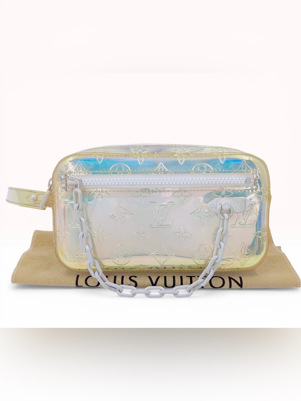 Limited-Edition Louis Vuitton Monogram Prism Pochette Volga 2019